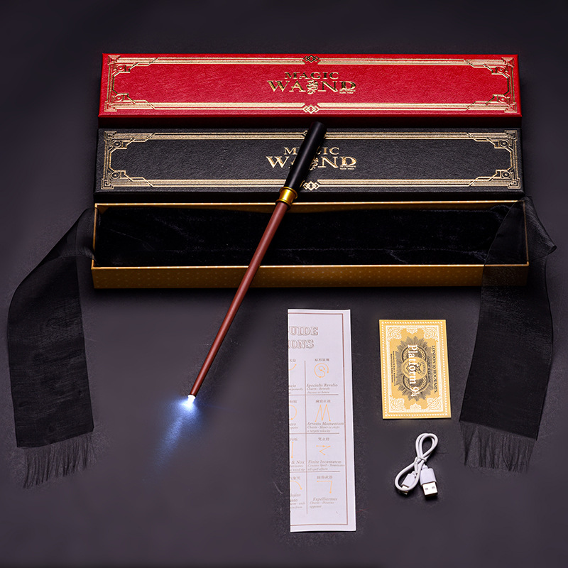 (HOT 2026) Bộ Sưu Tập Gậy Phép Thuật Trong Phim Harry Potter Có Đèn Led Sạc USB