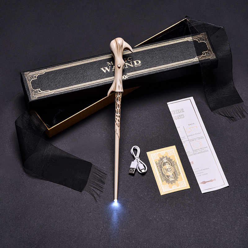 (HOT 2026) Bộ Sưu Tập Gậy Phép Thuật Trong Phim Harry Potter Có Đèn Led Sạc USB