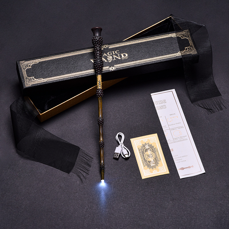 (HOT 2026) Bộ Sưu Tập Gậy Phép Thuật Trong Phim Harry Potter Có Đèn Led Sạc USB