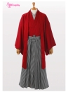 Trang Phục Samurai Áo Đỏ Quần Đen Sọc Trắng Có Kèm Khoác - HÀNG SHOP MAY