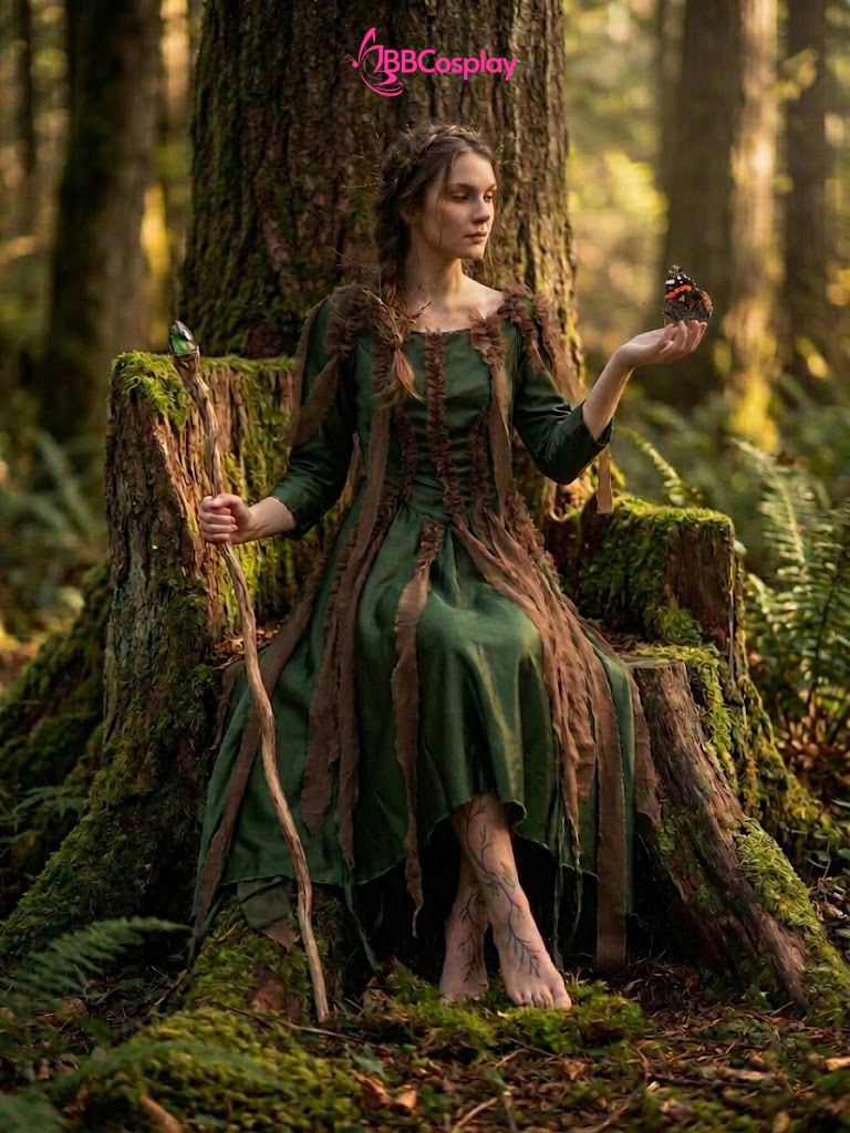Trang Phục Hoá Trang Tiên Rừng Phong Cách Forest Witch