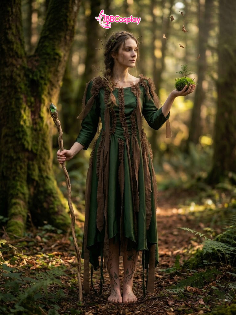 Trang Phục Hoá Trang Tiên Rừng Phong Cách Forest Witch