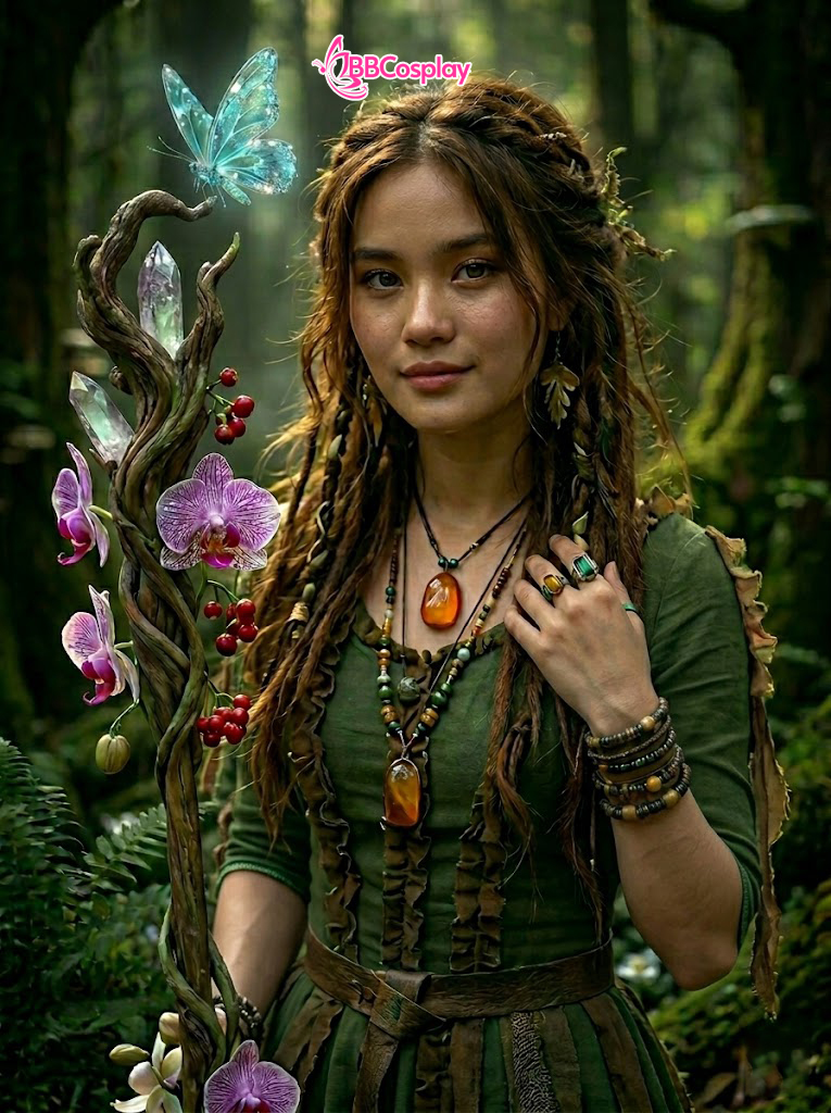 Trang Phục Hoá Trang Tiên Rừng Phong Cách Forest Witch