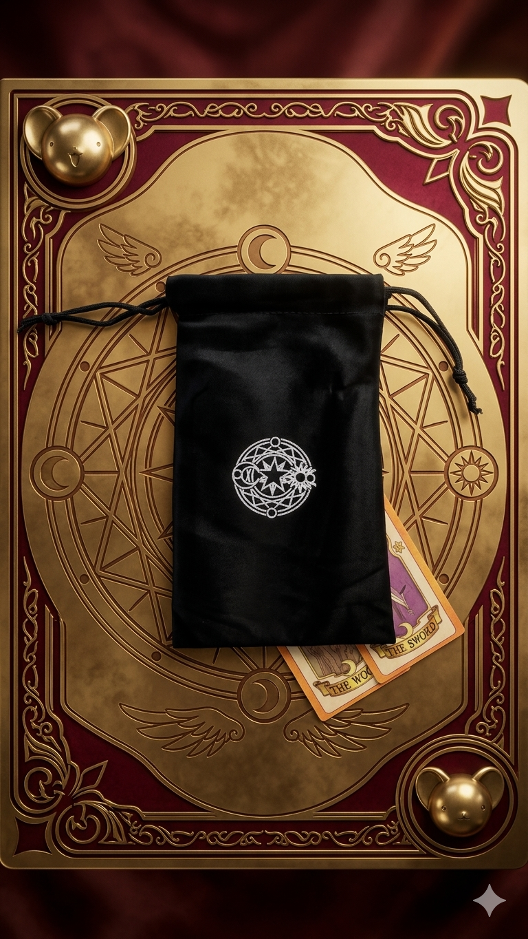 (HOT) Combo Túi Đựng Bài Sakura - Bài Clow - Phù Hợp Kích Thước Chuẩn Lá Bài - Hàng Độc Quyền