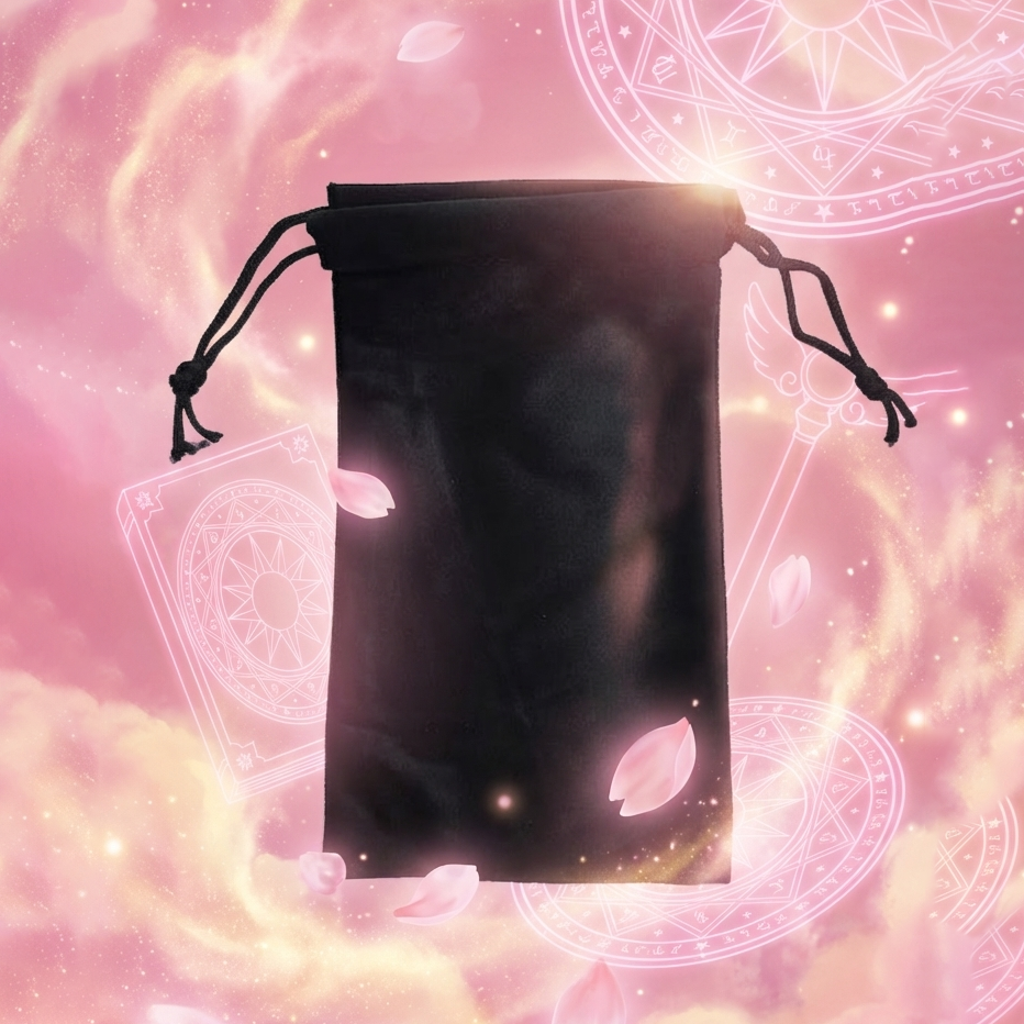 (HOT) Combo Túi Đựng Bài Sakura - Bài Clow - Phù Hợp Kích Thước Chuẩn Lá Bài - Hàng Độc Quyền