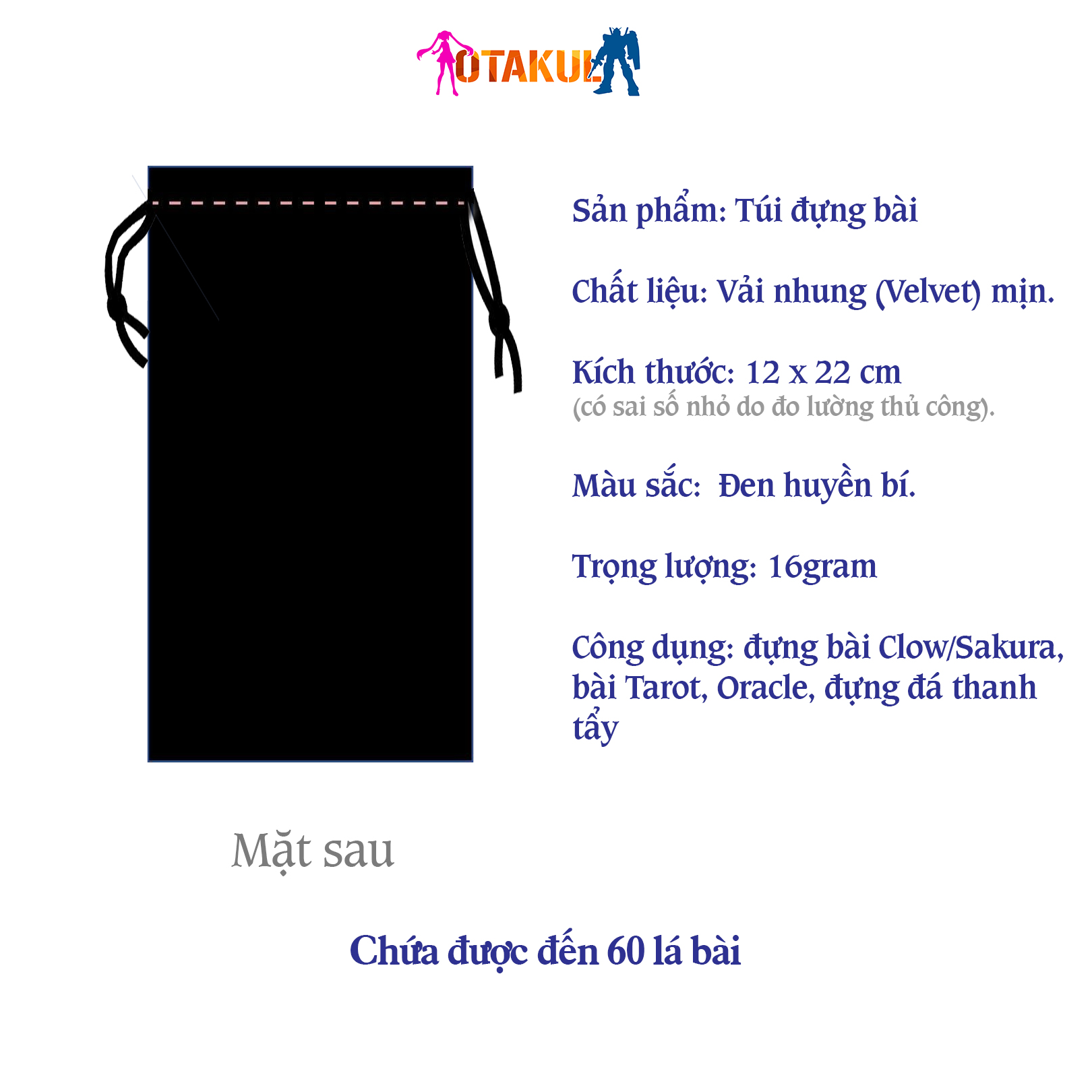 (HOT) Combo Túi Đựng Bài Sakura - Bài Clow - Phù Hợp Kích Thước Chuẩn Lá Bài - Hàng Độc Quyền