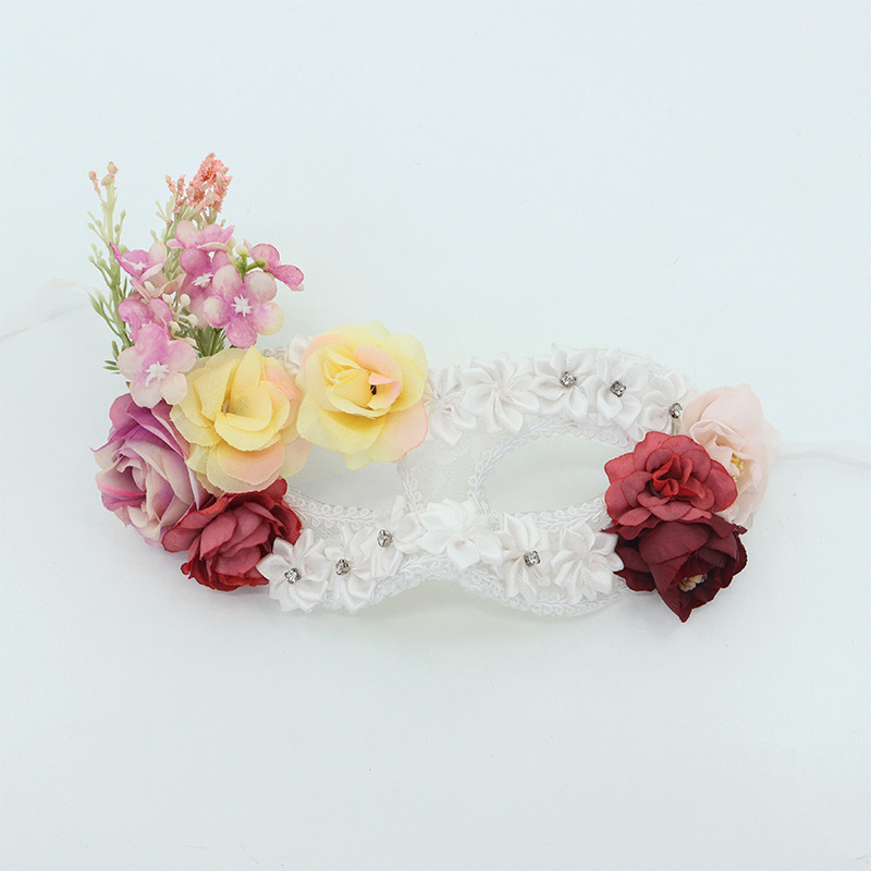 Mặt Nạ Nửa Mặt Ren Ánh Trăng Nói Hộ Lòng Tôi - Màu Trắng