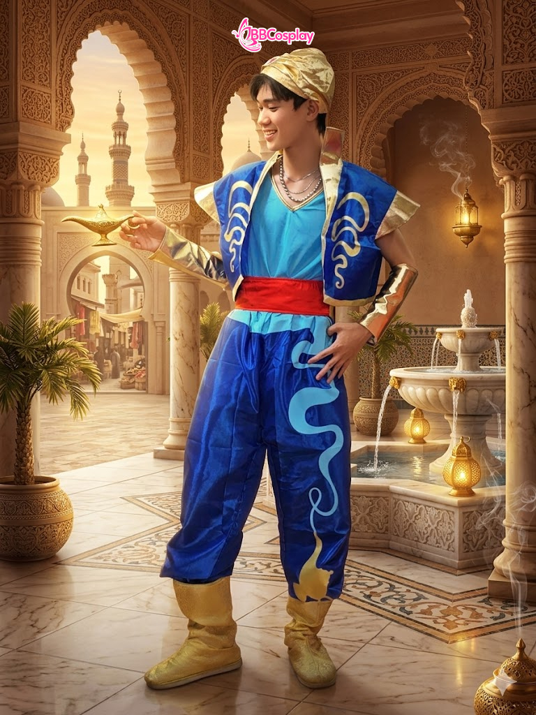 Trang Phục Cosplay Thần Đèn- ALADIN