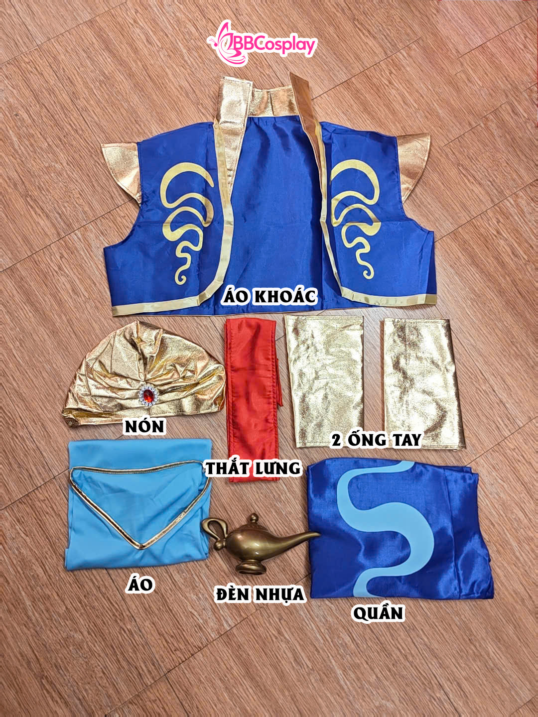 Trang Phục Cosplay Thần Đèn- ALADIN