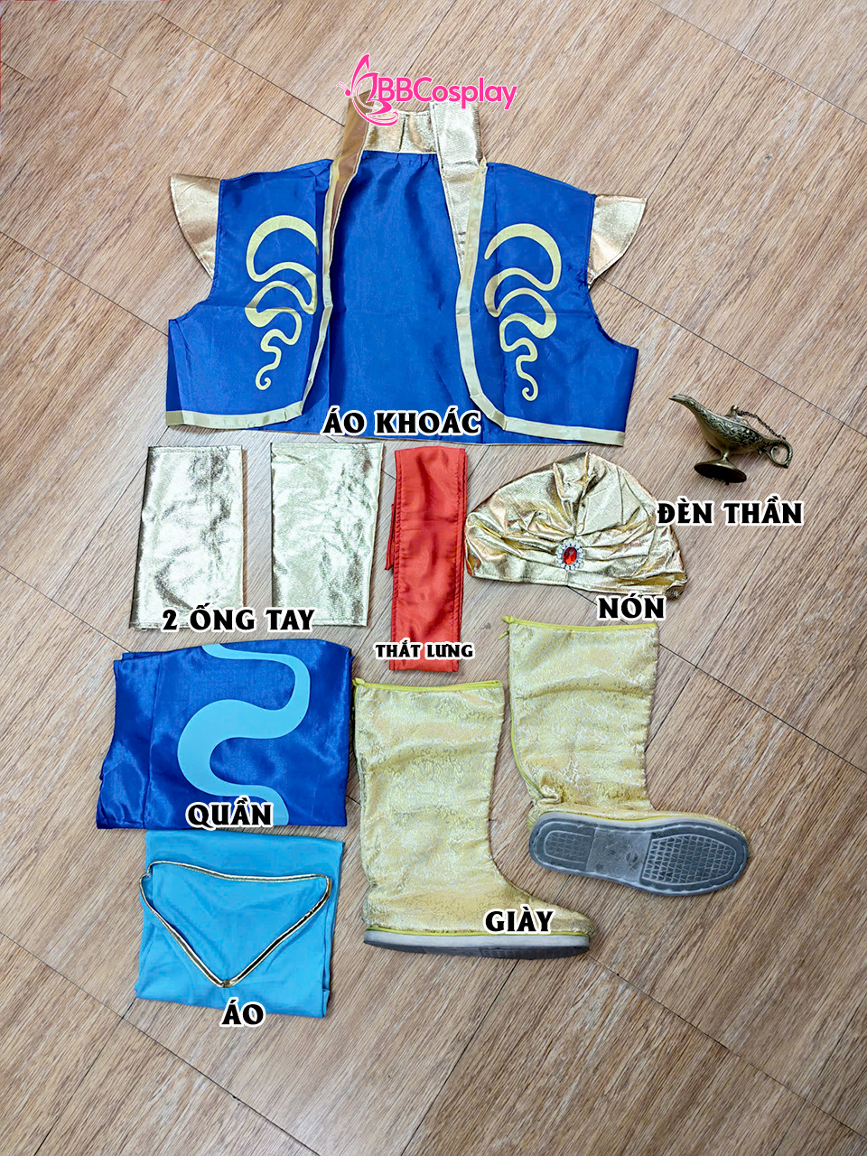 Trang Phục Cosplay Thần Đèn- ALADIN