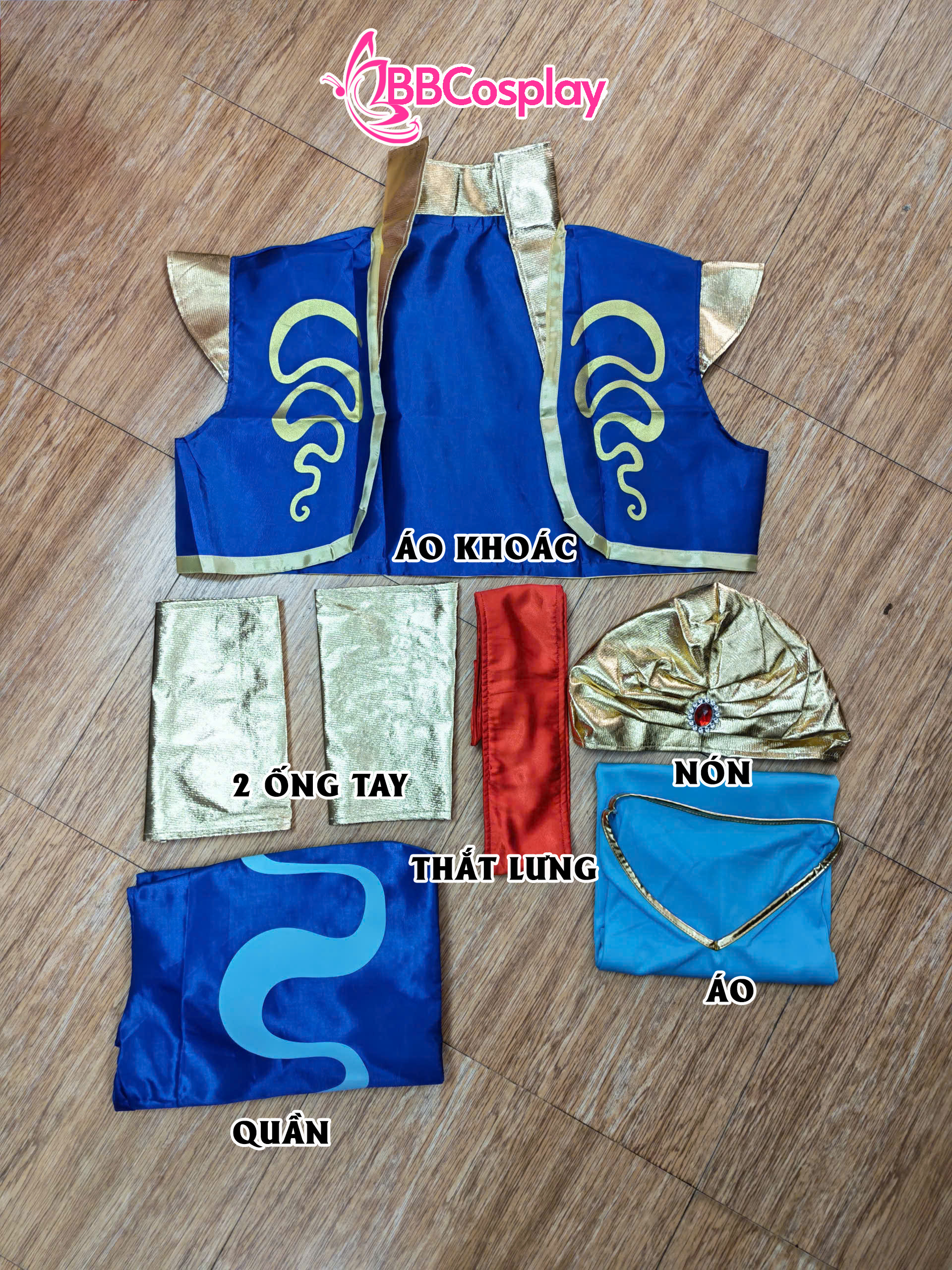 Trang Phục Cosplay Thần Đèn- ALADIN