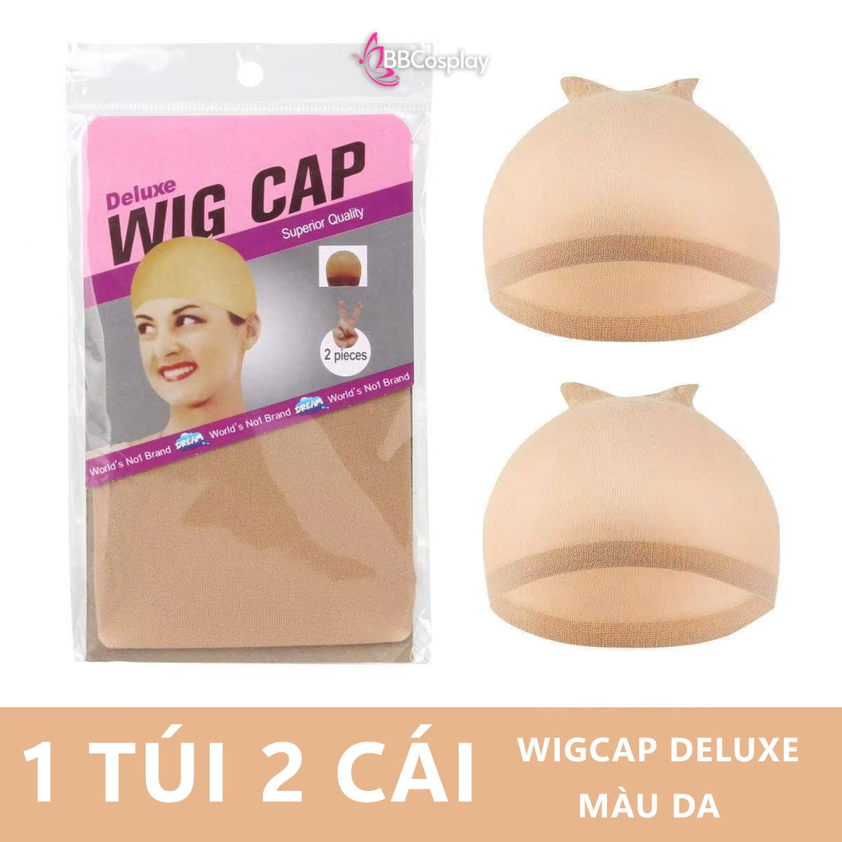 Lười Trùm Tóc Màu Da - Wigcap Duluxe