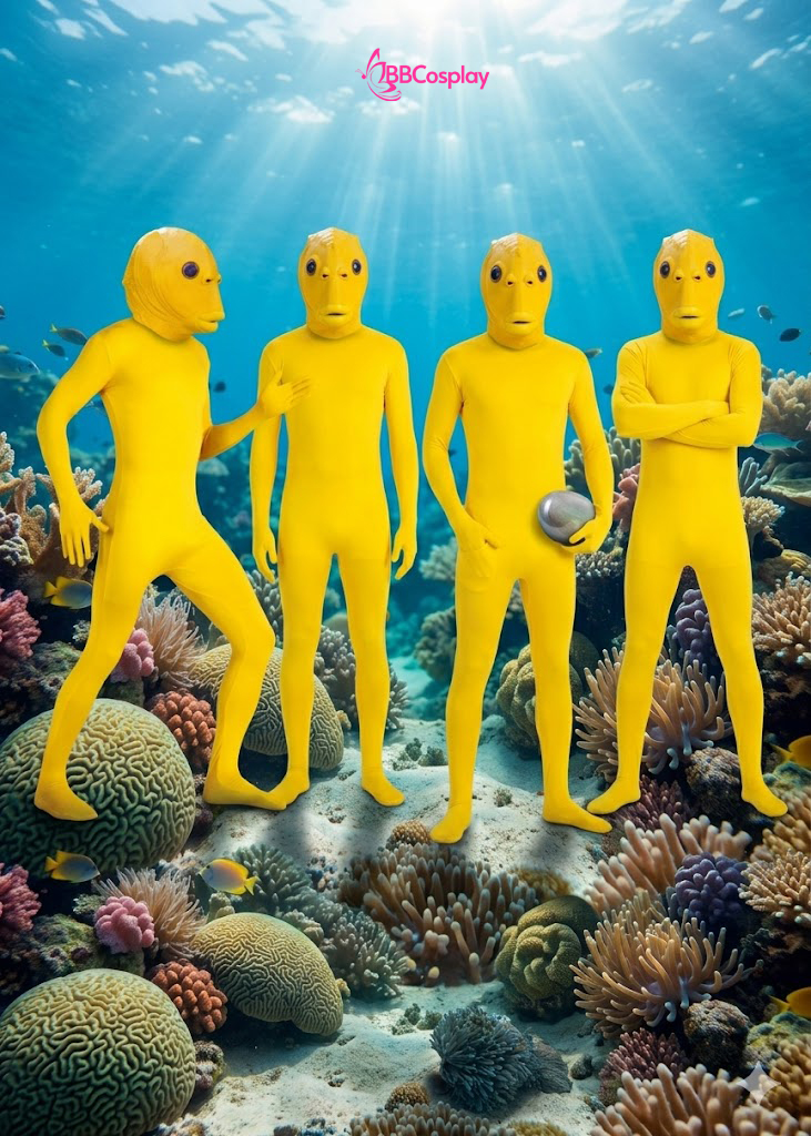 Đồ Hoá Trang Người Cá Vui Nhộn - Cá Vàng