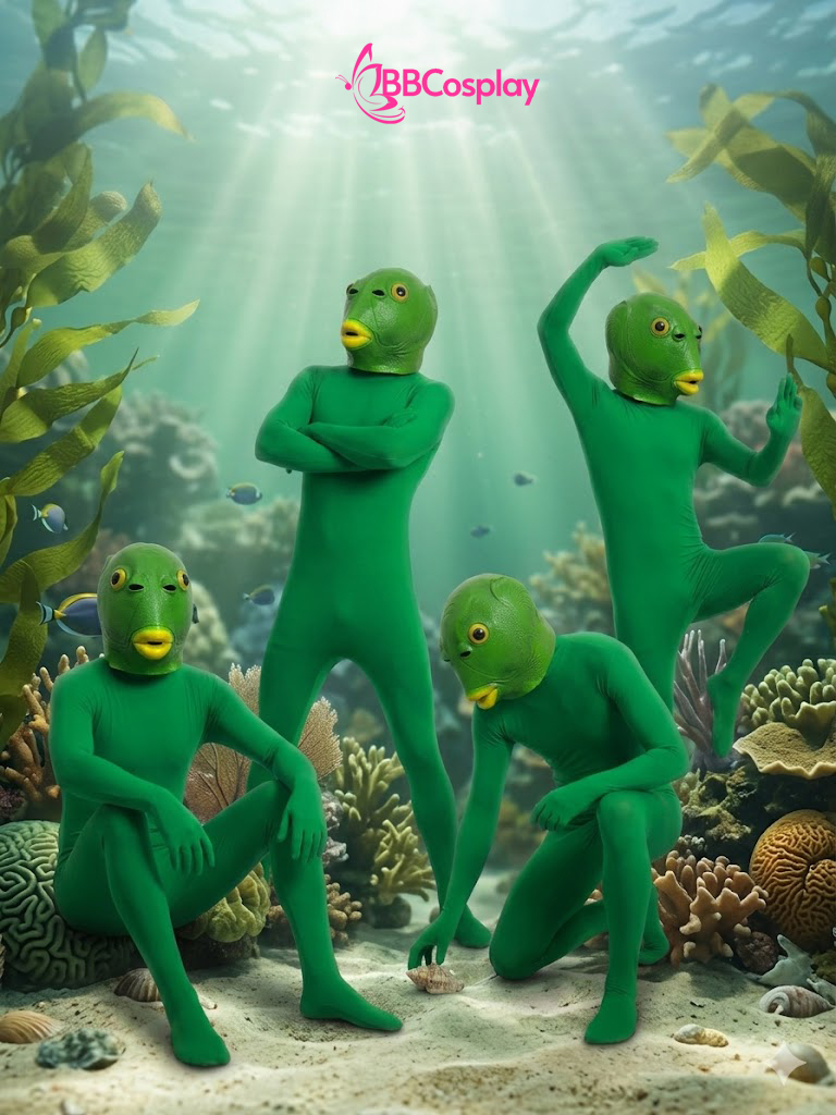 Trang Phục Người Cá - Màu Xanh Lá