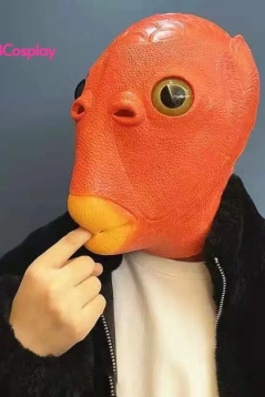 Mặt Nạ Cá Silicon - Mặt Nạ Cá Cam