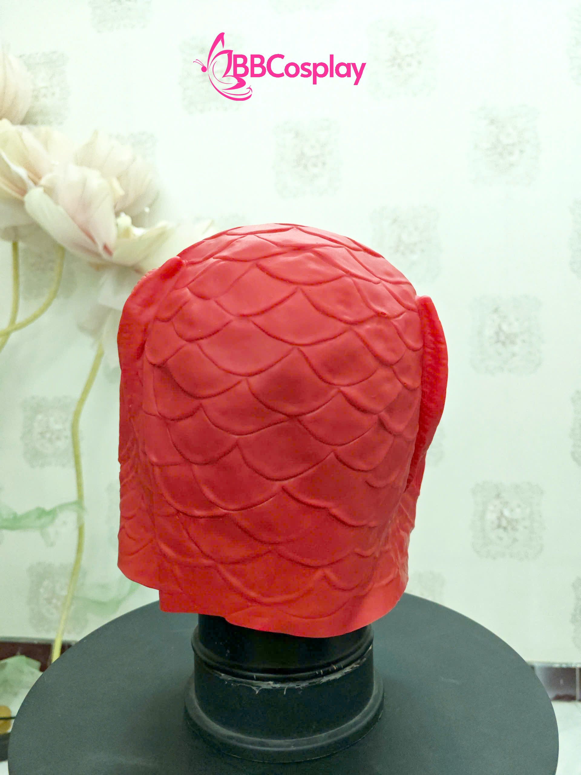 Mặt Nạ Cá Silicon - Mặt Nạ Cá Đỏ Môi Vàng