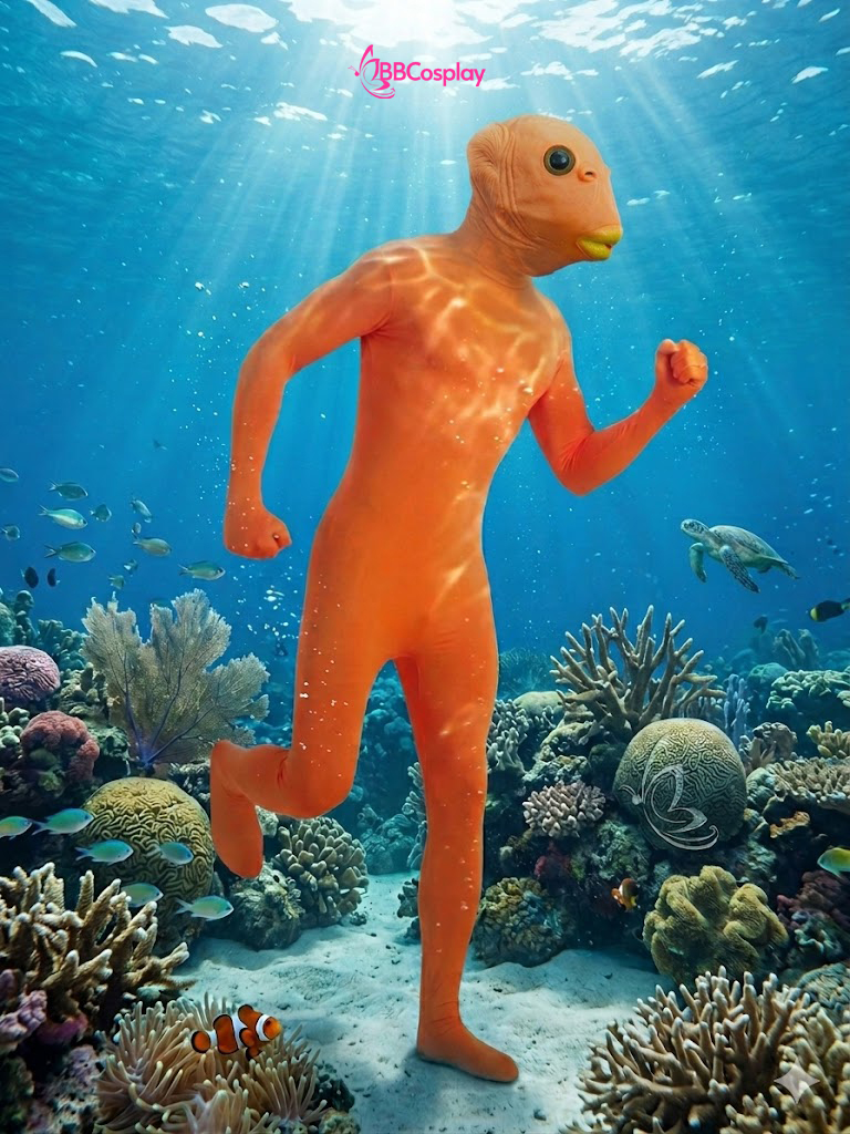 Trang Phục Người Cá - Màu Cam