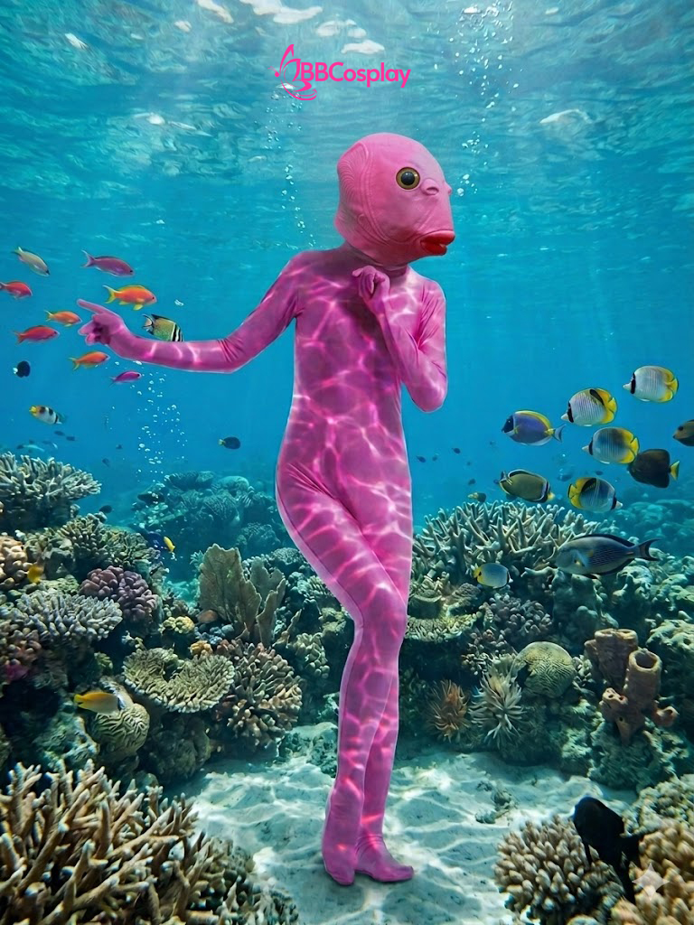 Trang Phục Người Cá - Màu Hồng