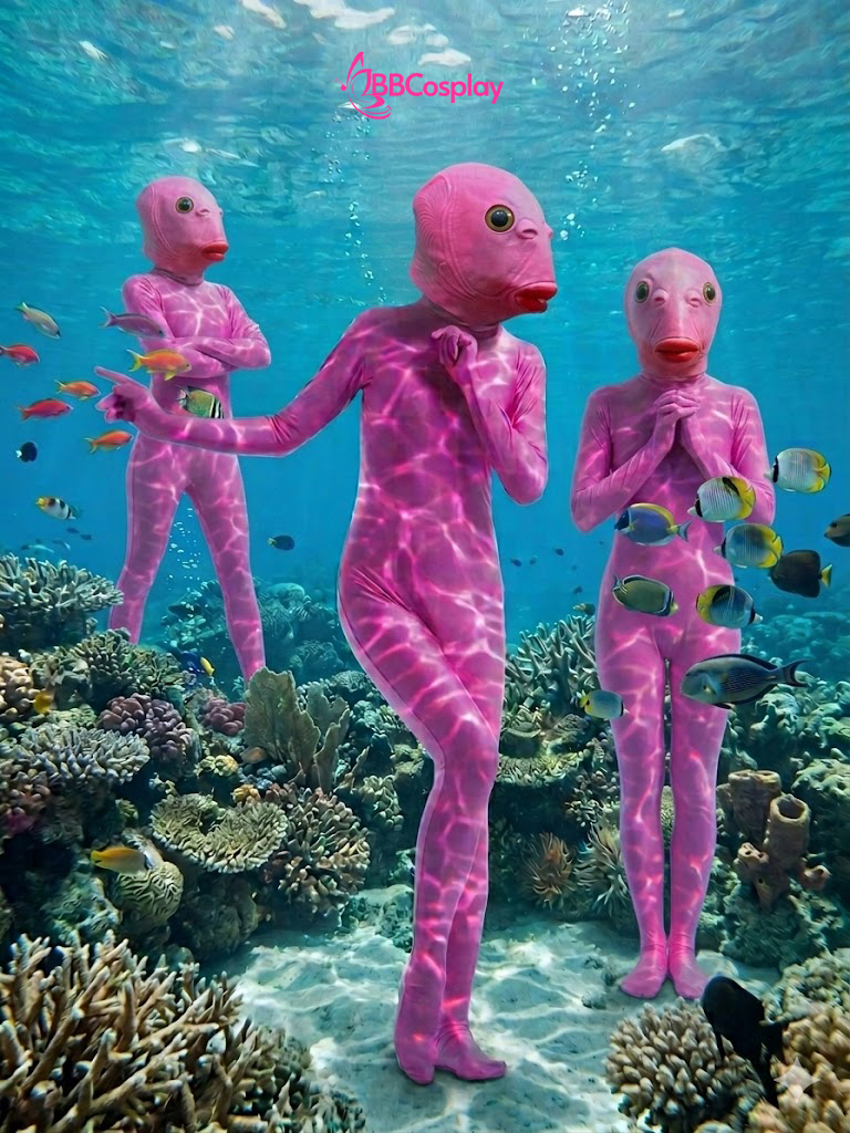 Trang Phục Người Cá - Màu Hồng