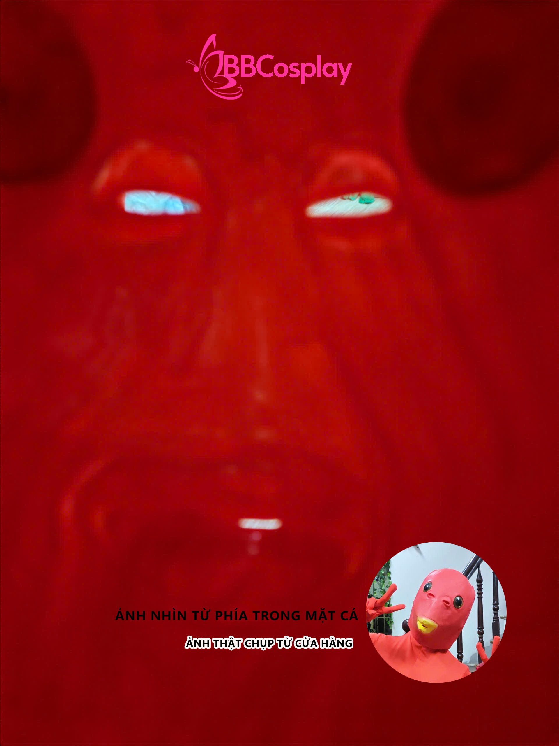 Trang Phục Người Cá - Màu ĐỎ