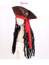 Nón Cướp Biển Kèm Tóc Giả Phong Cách Jack Sparrow
