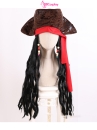 Nón Cướp Biển Kèm Tóc Giả Phong Cách Jack Sparrow