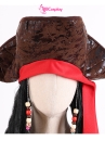Nón Cướp Biển Kèm Tóc Giả Phong Cách Jack Sparrow