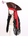 Nón Cướp Biển Kèm Tóc Giả Phong Cách Jack Sparrow