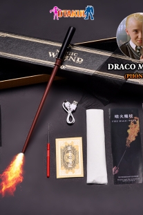 Đũa Phép Draco Malfoy Phóng Lửa Điện Kèm Sạc USB