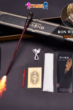 Đũa Phép Ron Weasley Phóng Lửa Điện Kèm Sạc USB