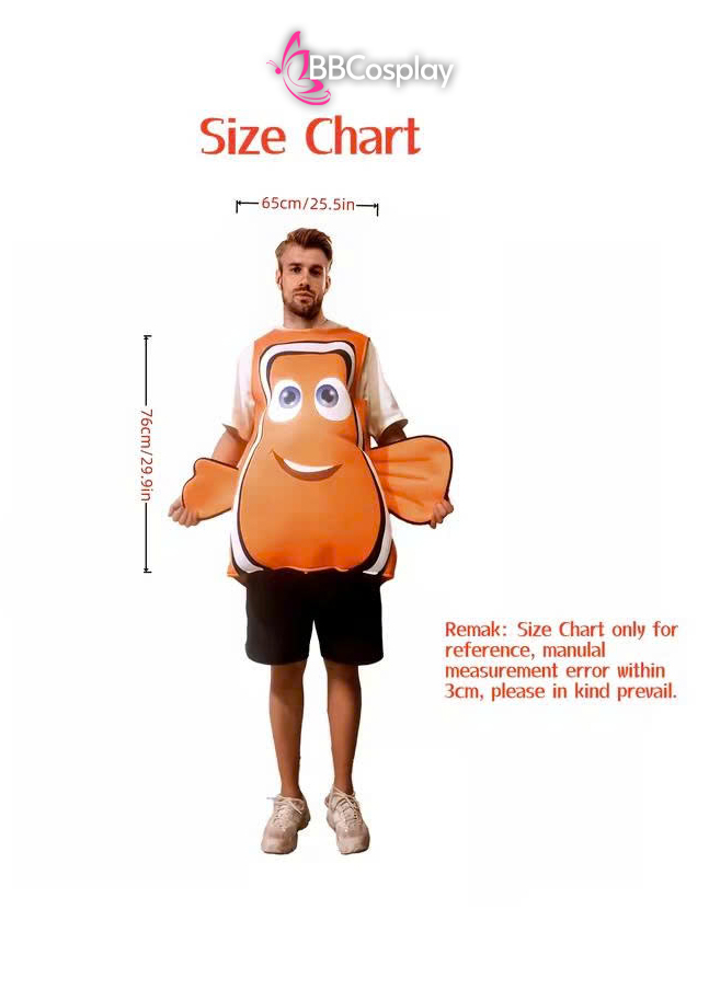 Trang Phục Mascot Cá Nemo