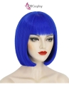 Tóc Bánh Xanh Dương Đậm