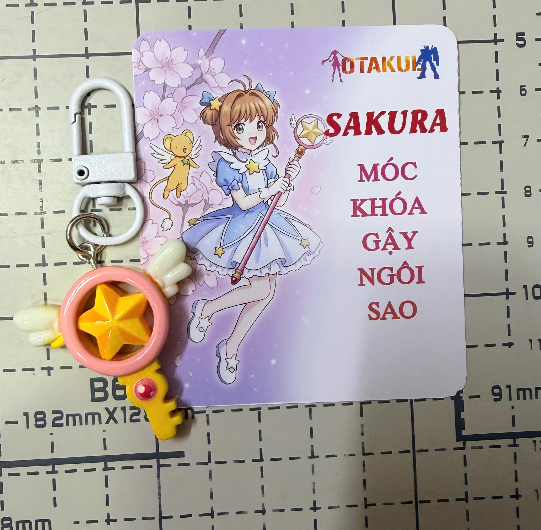 Móc Khóa Sakura Ngôi Sao Nhí Siêu Dễ Thương