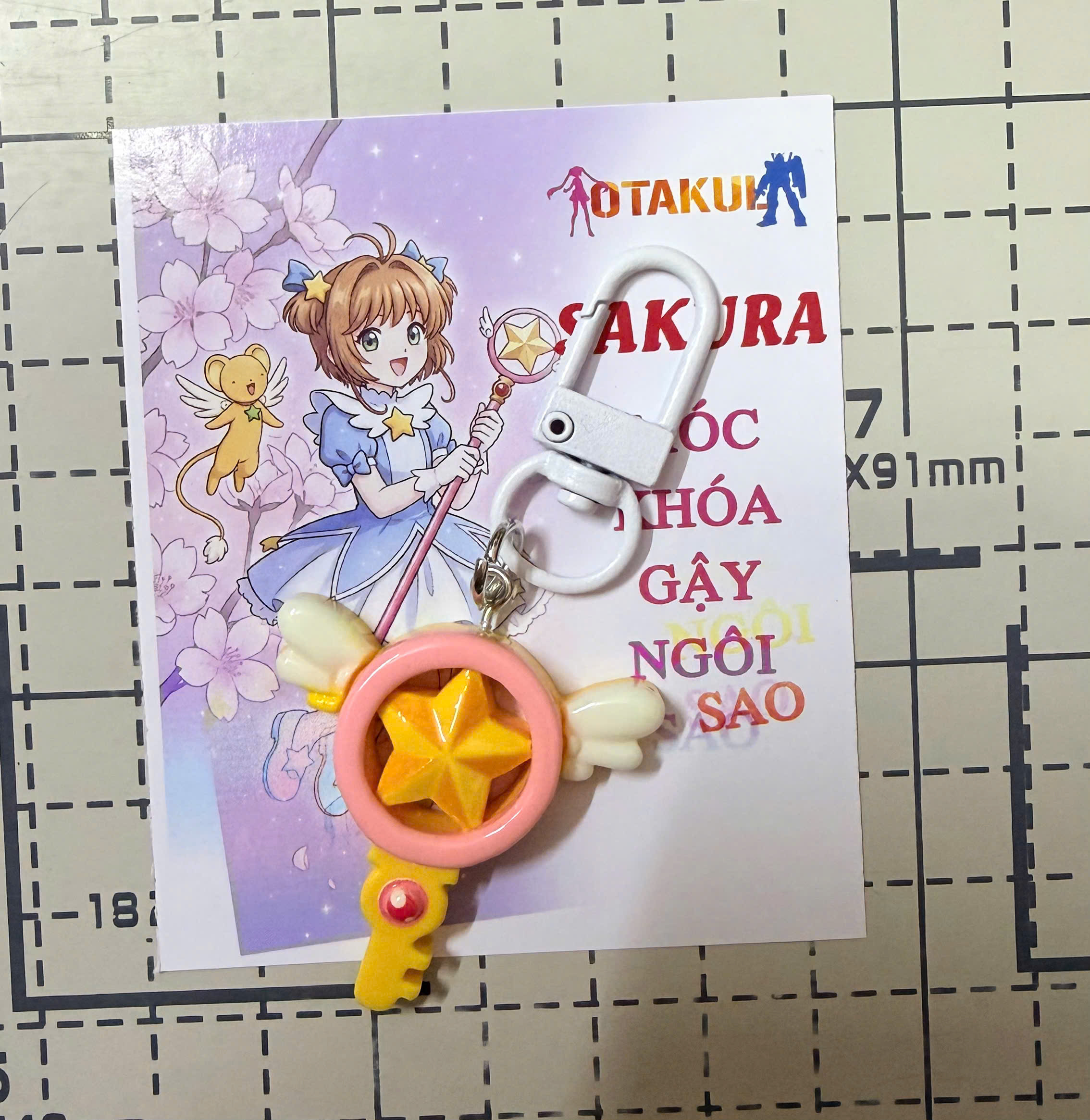 Móc Khóa Sakura Ngôi Sao Nhí Siêu Dễ Thương
