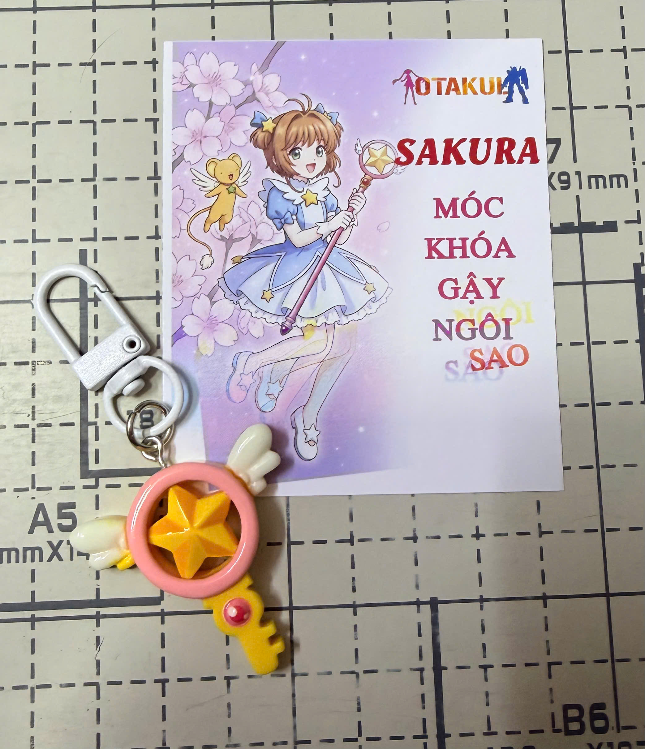Móc Khóa Sakura Ngôi Sao Nhí Siêu Dễ Thương