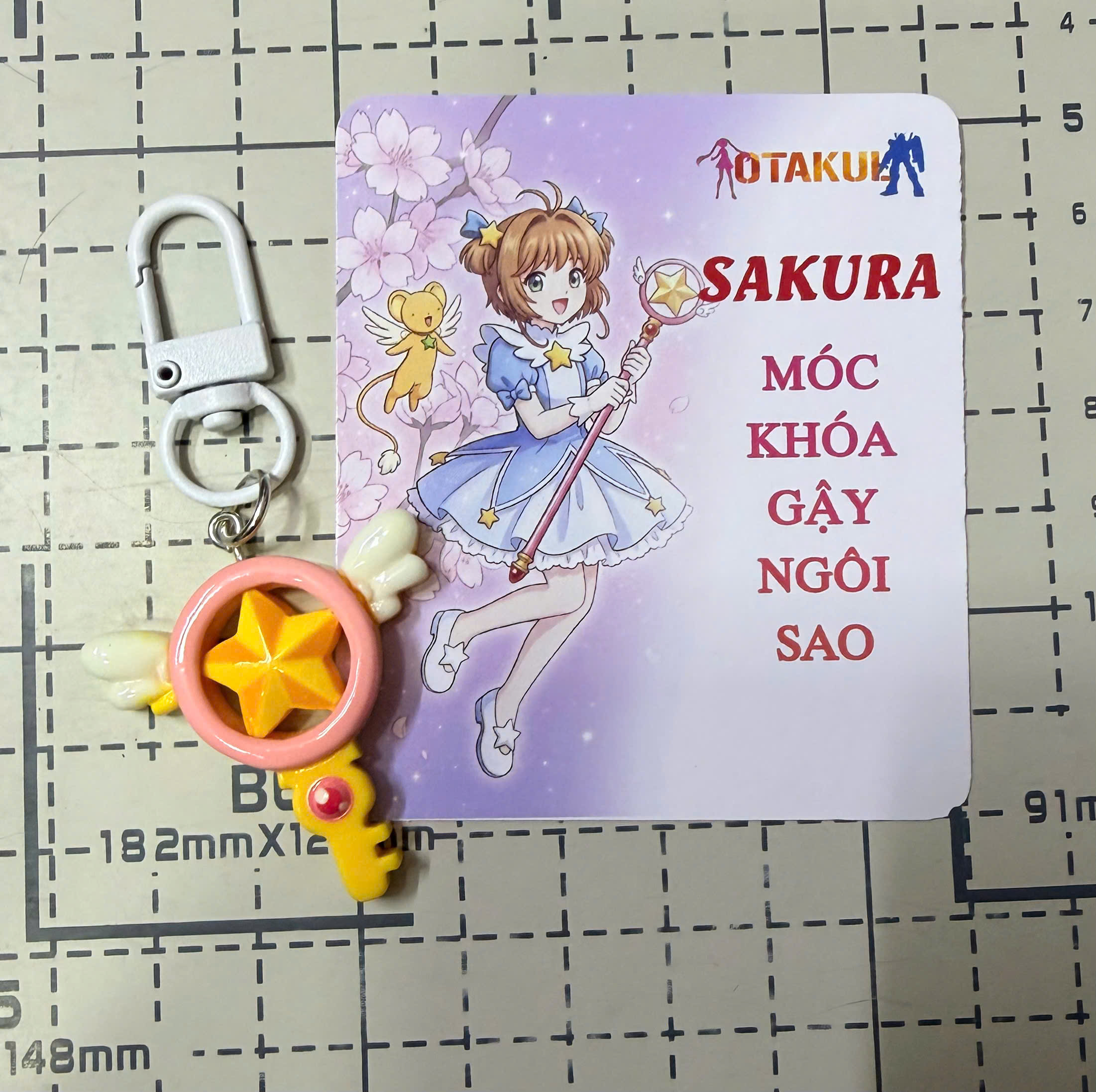 Móc Khóa Sakura Ngôi Sao Nhí Siêu Dễ Thương