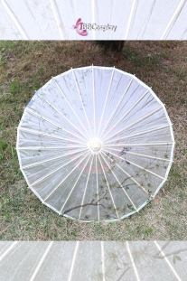 Dù Nhật Dù Giấy Dầu Màu Trà Cành Hoa