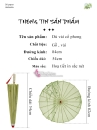 Dù Vải Cổ Phong Cành Liễu Và Đôi Yến Trắng