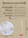 Dù Vải Cổ Phong Cành Liễu Và Đôi Yến Trắng