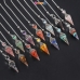 Con Lắc Đá Thanh Tẩy Tarot Lục Giác Năng Lượng OTAKUL - Dây Chuyền Tinh Thể Định Hướng Trực Giác