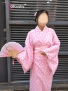 Trang Phục Yukata Nhật Bản Hoạ Tiết Cánh Hoa Anh Đào Nhỏ