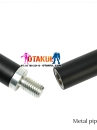 Gậy Quý Tộc Đầu Tròn Bạc Khắc Hoa Văn Đơn Giản
