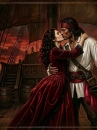Trang Phục Nam Thuyền Trưởng Huyết Nguyệt (Captain Bloodmoon) - Có Kèm Ghi Lê Đen Nhung