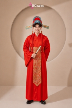 Trang Phục Cưới Tân Lang - Đỏ Trơn Giá Rẻ (HÀNG SHOP MAY)