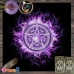Thảm Trải Bài Fiber Ánh Sao Tiên Tri - Dùng Bói Bài Tarot - Bói Bài Sakura