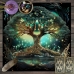 Thảm Trải Bài Fiber Cội Nguồn Ánh Sáng - Dùng Bói Bài Tarot - Bói Bài Sakura