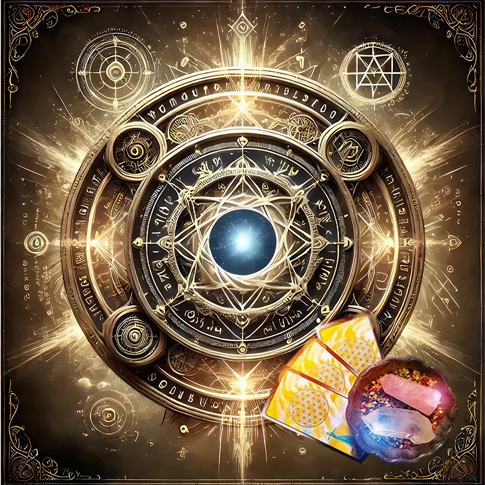Thảm Trải Bài Fiber Tinh Đồ Cổ Trận - Dùng Bói Bài Tarot - Bói Bài Sakura
