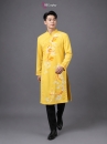 Áo Dài Nam Cách Tân Vàng Vẽ Tay Rồng