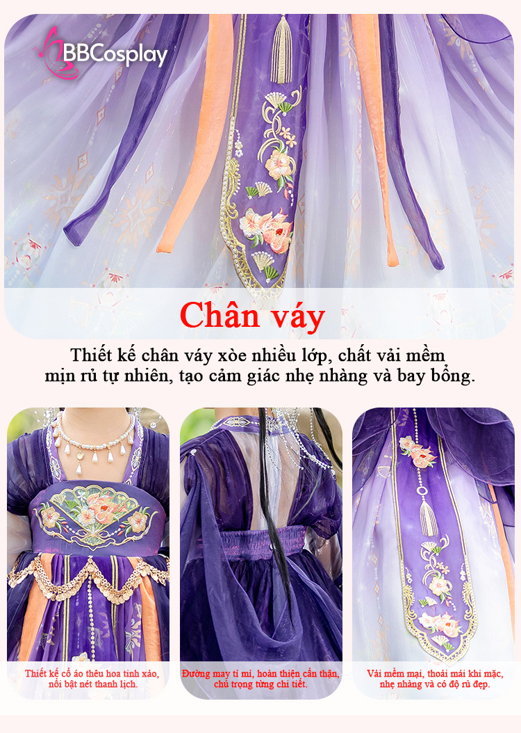 Trang Phục Cổ Trang Ngọc Thiên Hoa - Thanh Vân