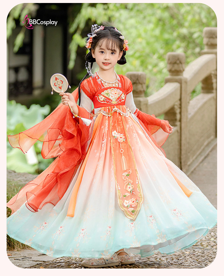 Trang Phục Cổ Trang Ngọc Thiên Hoa - Hồng Ngọc